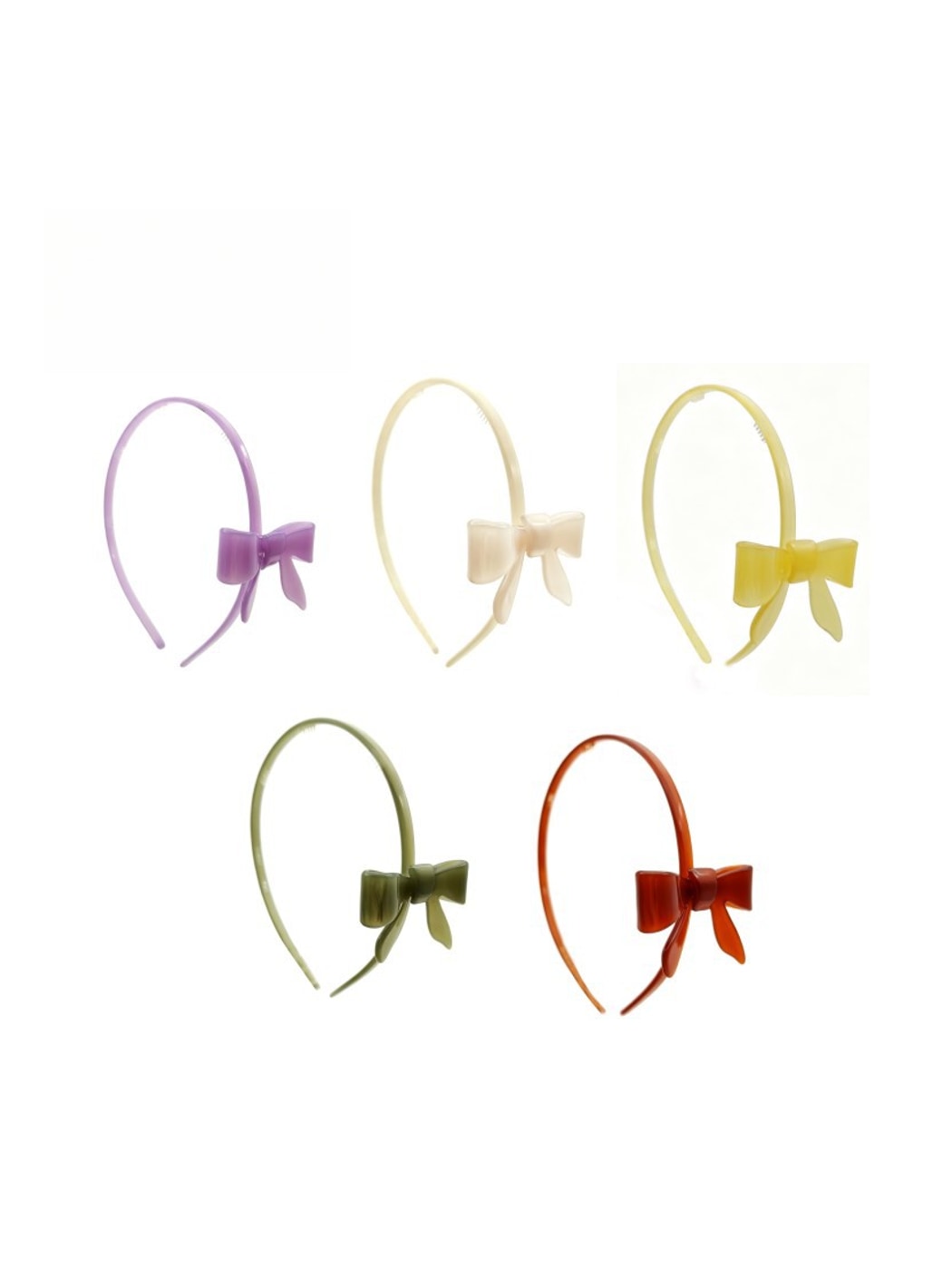 Gifty - Minimal Bow Accent Acetate Fiber Headband