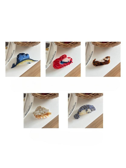Beau - Cute Ocean Creature Hair Claw Clips