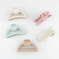 Beau - Minimalist Half Round Openwork Claw Clip