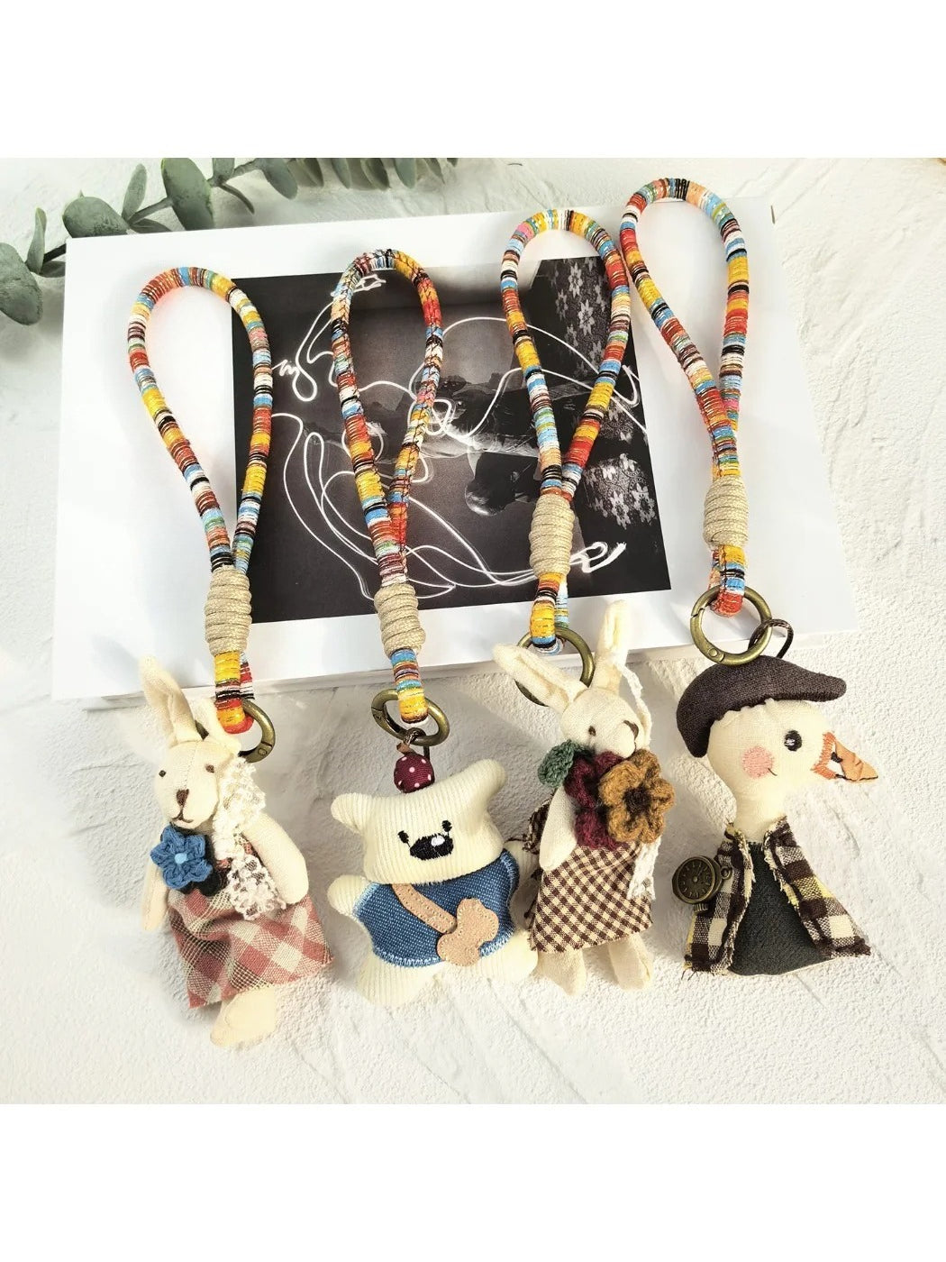 Keypus - Fabric Cartoon Doll Bag Charm Keychain