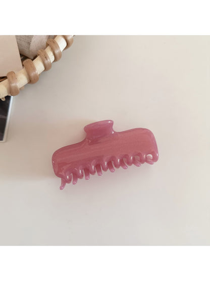 Beau - Glossy Square PC Alloy Hair Claw Clip
