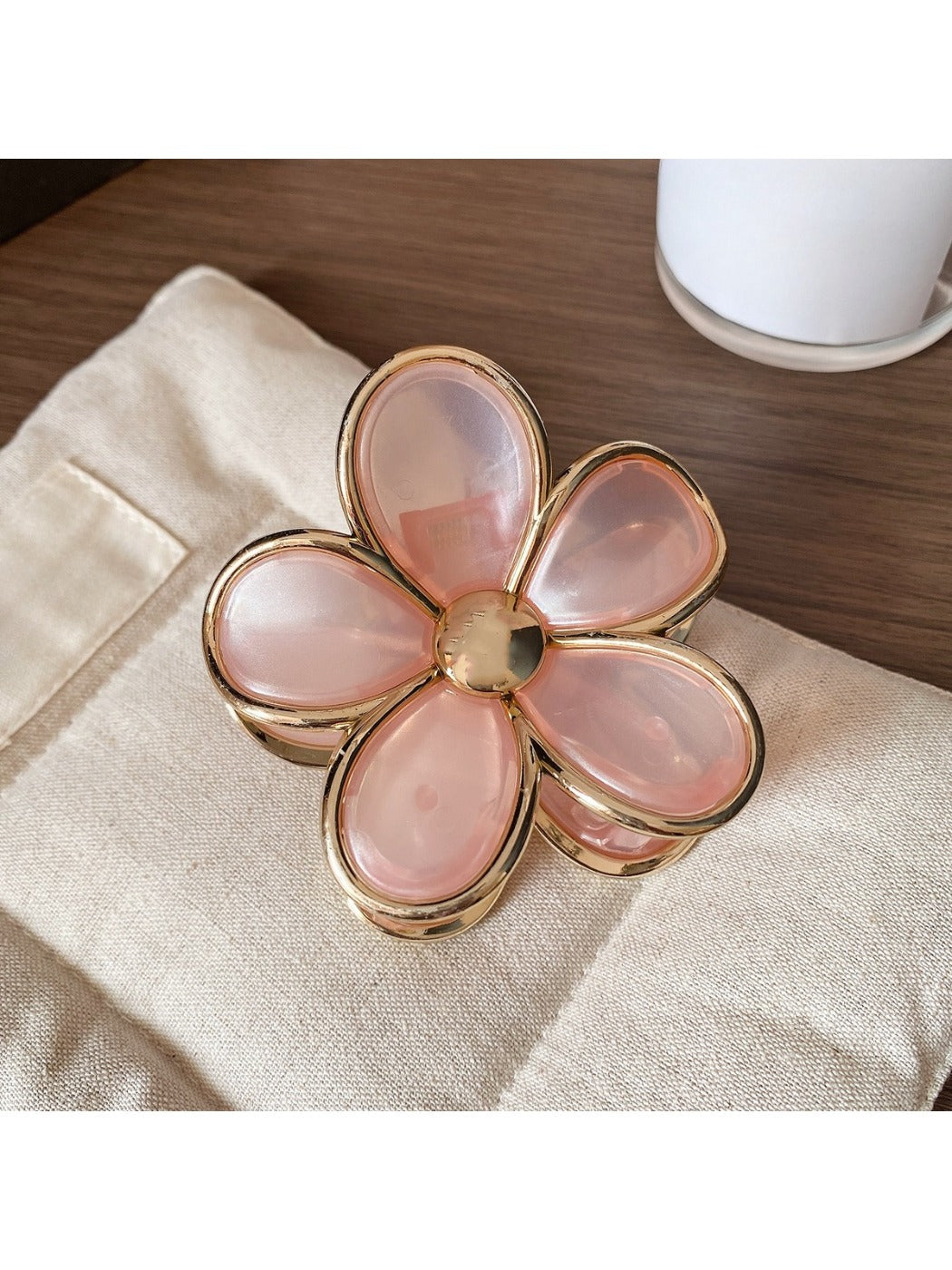 Beau - Five Petal Flower Hair Claw Clip