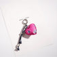 Keypus - Cartoon Denim Heart-shaped Keychain