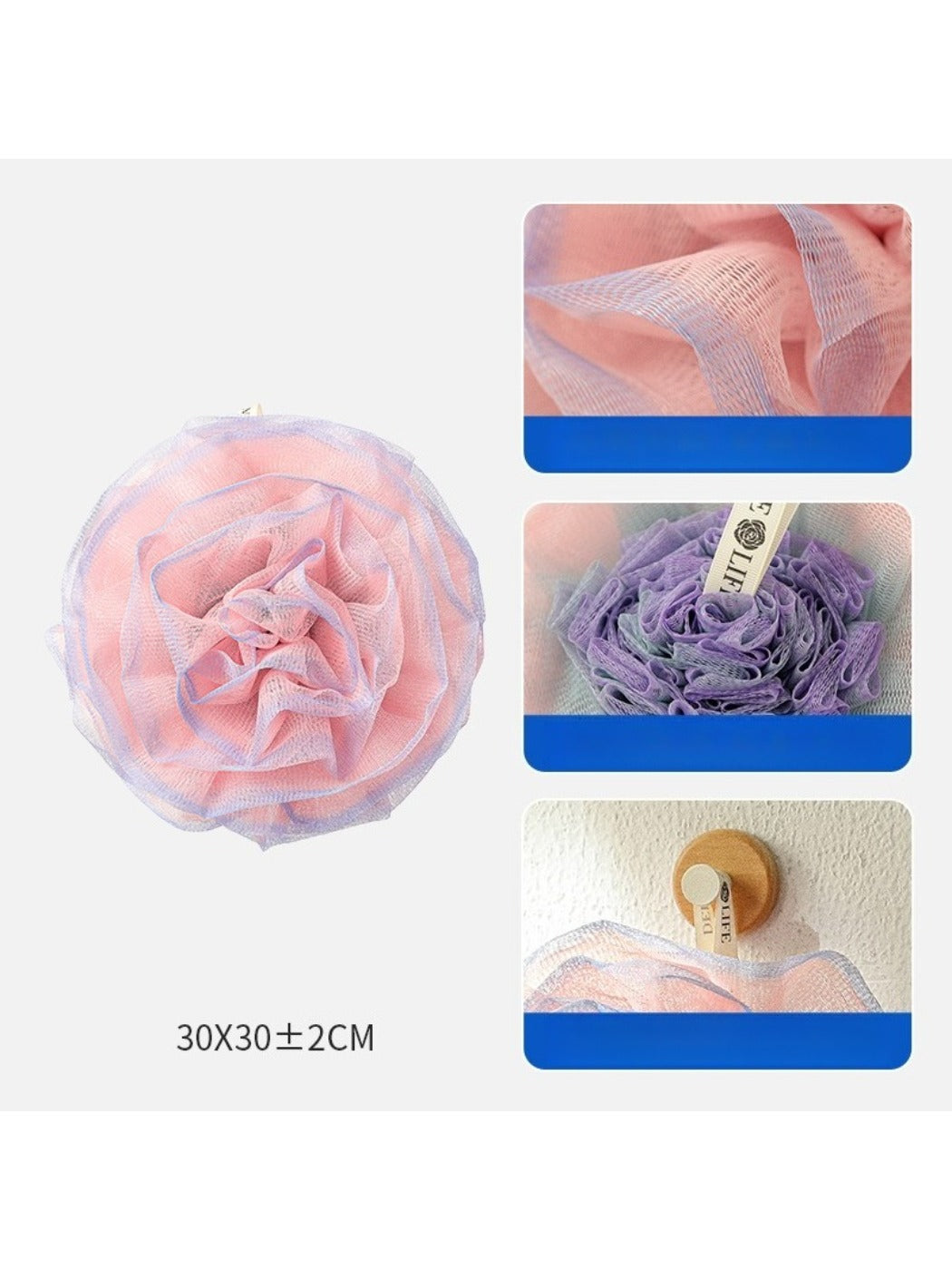 Papo - Double-layer Rose Bath Ball