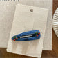 Beau - Blue Cherry Geometric Hair Clip