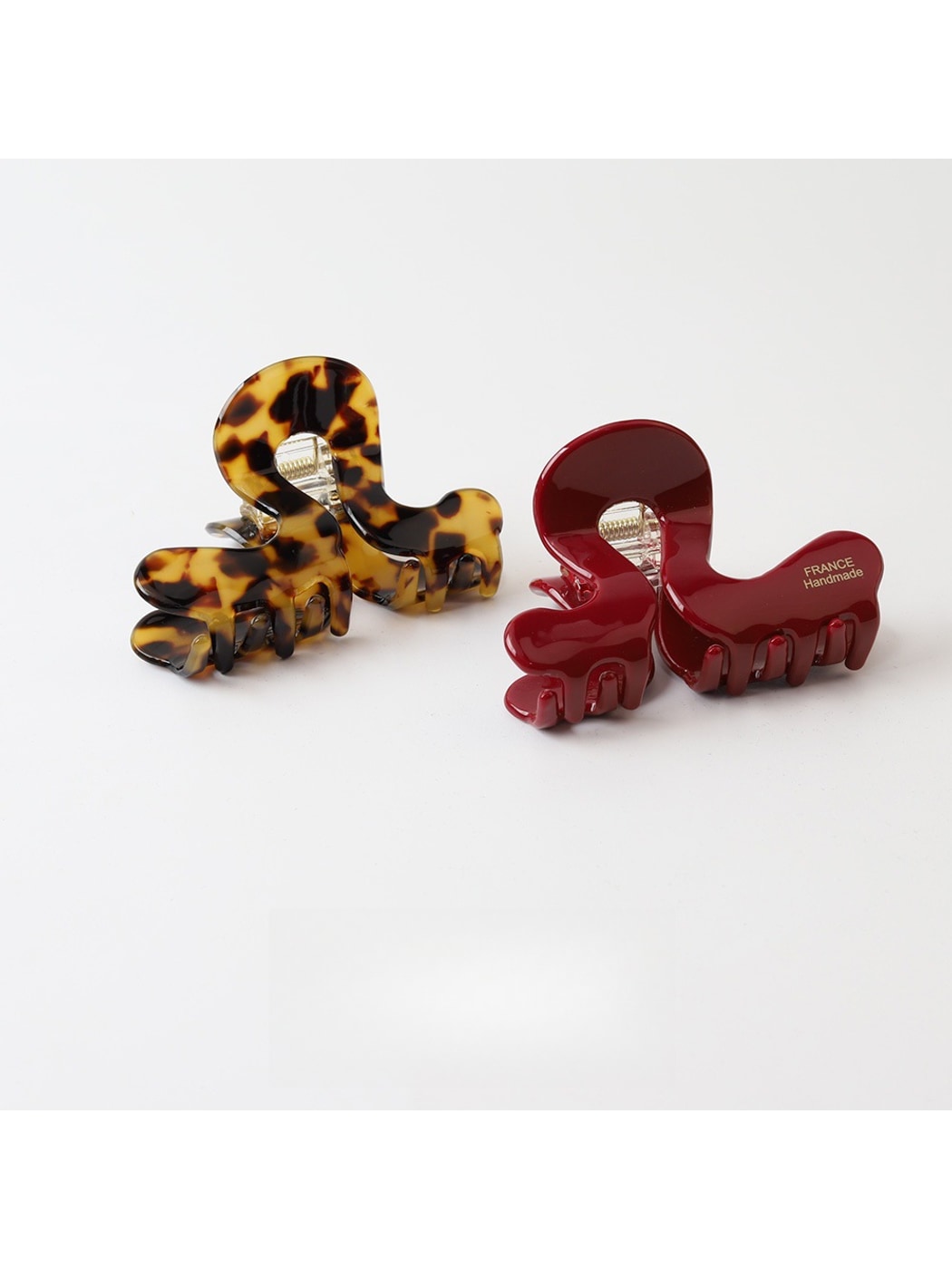 Beau - Geometric Acetate Fiber Alloy Claw Clip