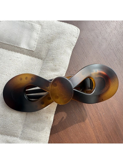 Beau - Vintage Flat Bow Hair Claw Clip