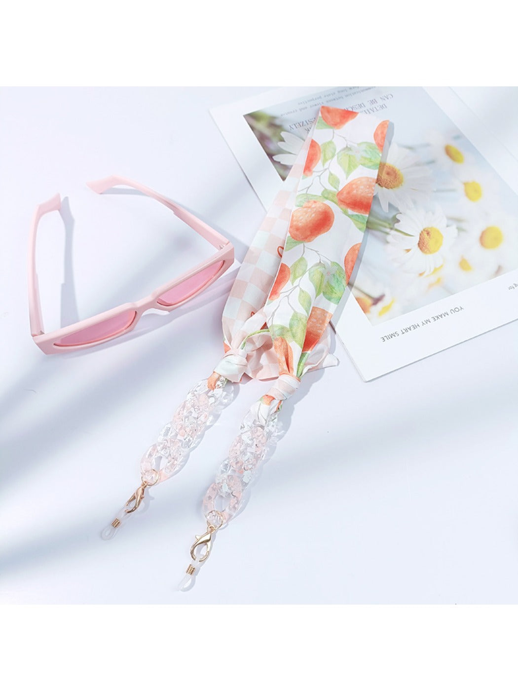 Velra - Elegant Ribbon Eyeglass Strap