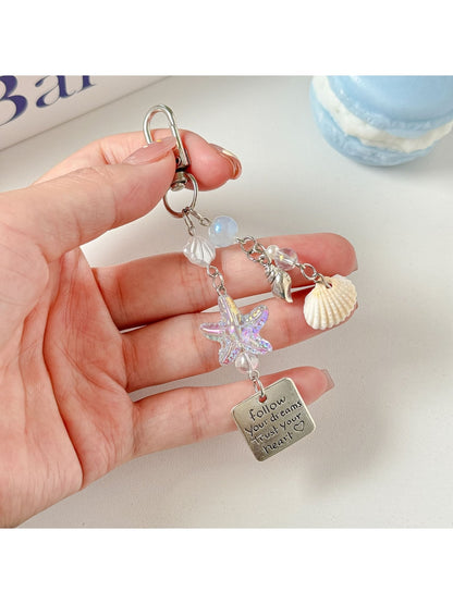 Keypus - Plastic Alloy Star Bag Charm Strap Keychain