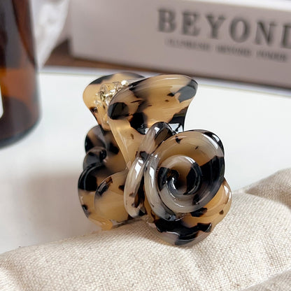 Beau - Acetate Rose Flower Claw Clip
