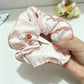 Gifty - Strawberry Print Fabric Ruffle Edge Scrunchie