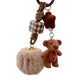 Keypus - Plush Animal Alloy Accent Keychain Bag Charm