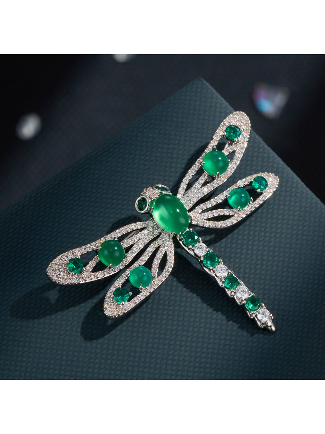 Brovia - Electroplated Dragonfly Detail Brooch