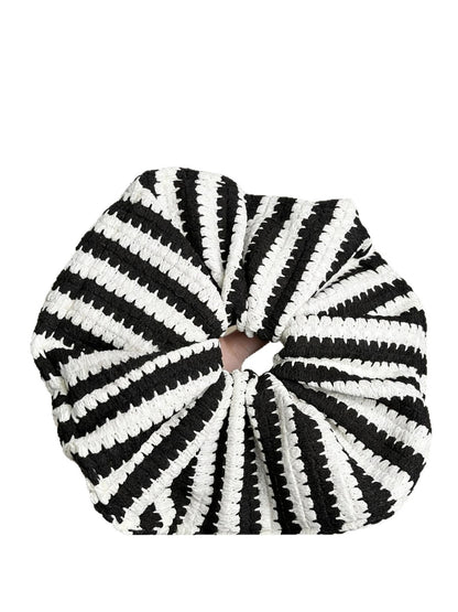 Gifty - Modern Color Blocked Striped Scrunchie