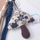 Keypus - Printed Patterns Purple Mushroom Shape Keychain