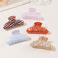 Beau - Striped Half Round Hair Claw Clip