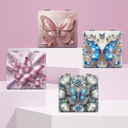 Mirroray - Butterfly Pattern Foldable Compact Mirror