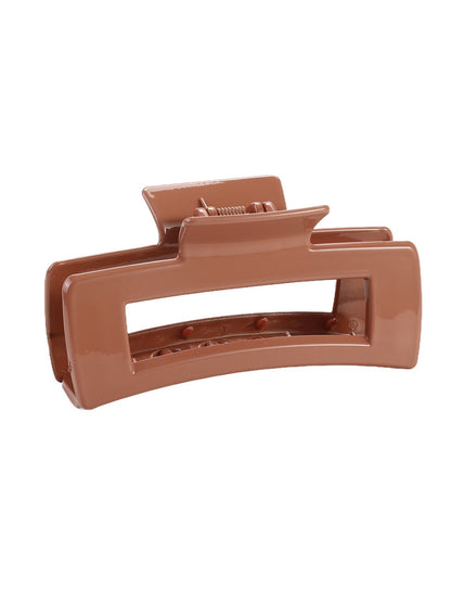 Beau - Rectangle Solid Color Hair Clip