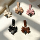 Keypus - Cartoon Bow PU Alloy Pendant Bag Charm Keychain