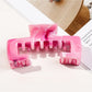 Beau - Geometric Marble Style PC Claw Hair Clip