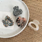 Beau - Retro Patterned Acetate Oval Claw Clip