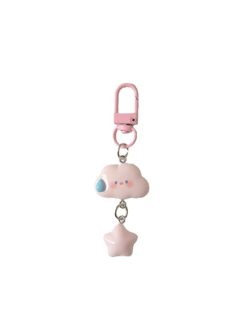 Keypus - Quirky Cloud Colorful Star Keychain