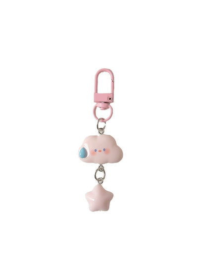 Keypus - Quirky Cloud Colorful Star Keychain