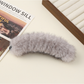 Beau - Soft Solid Color Curved Banana Claw Clip