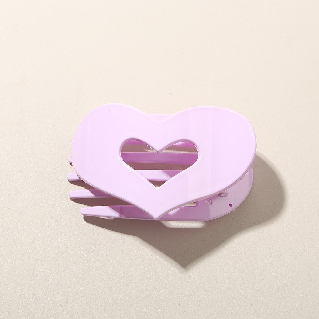 Beau - Heart Cutout Matte Hair Clip