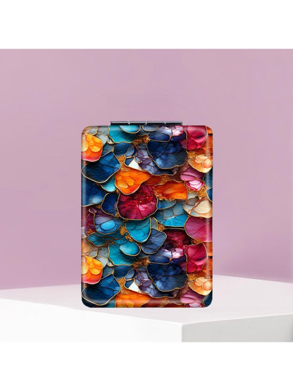 Mirroray - Portable Foldable PU Leather Makeup Mirror