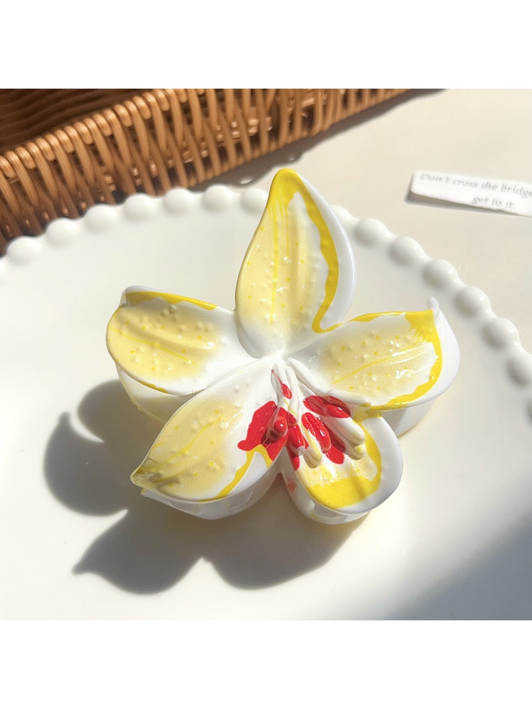 Beau - Colorful Egg Flower Hair Clip