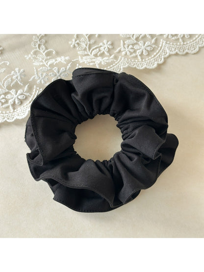 Gifty - Brown Wrinkle Double Scrunchie