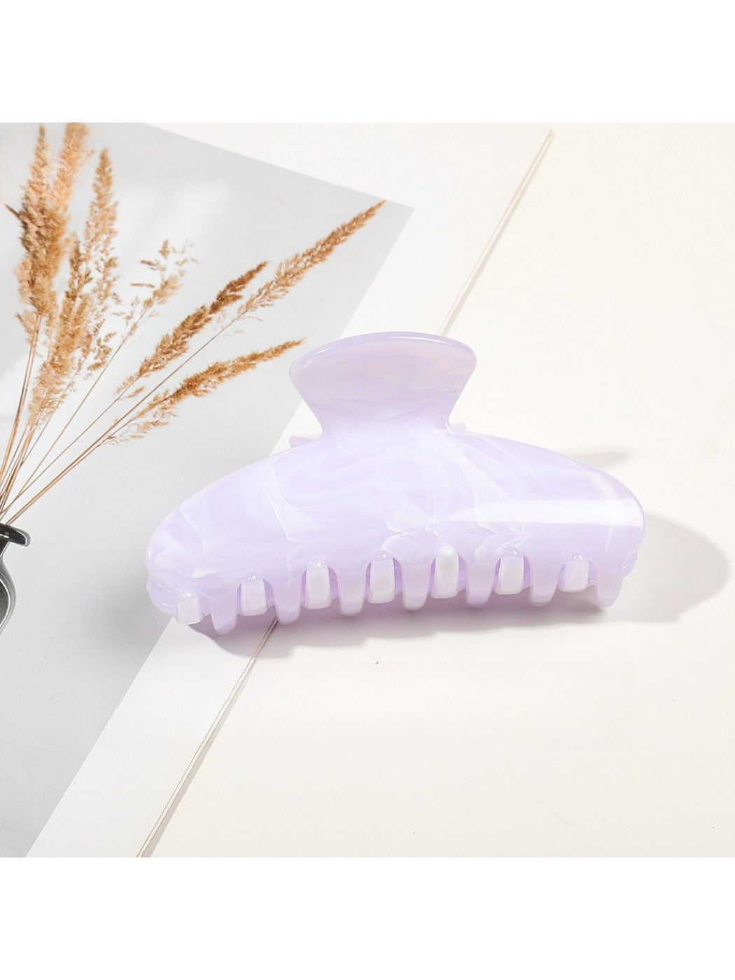 Beau - Marble-Textured Hair Clip