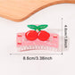 Beau - Square Fruit Print Hair Claw Clip