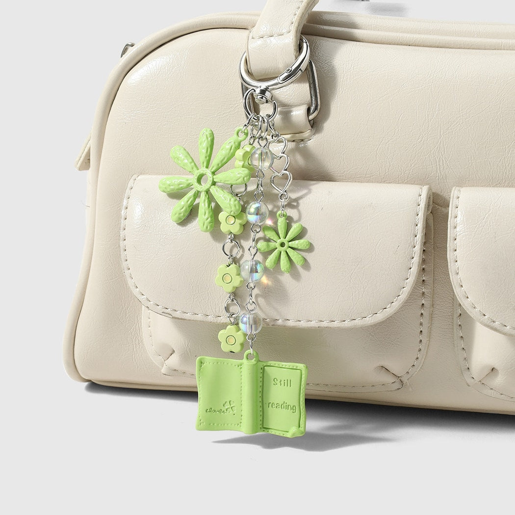 Keypus - Fresh Music Note and Book Charm Keychain