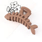 Beau - Animal Motif Plastic Fish Bone Claw Clip