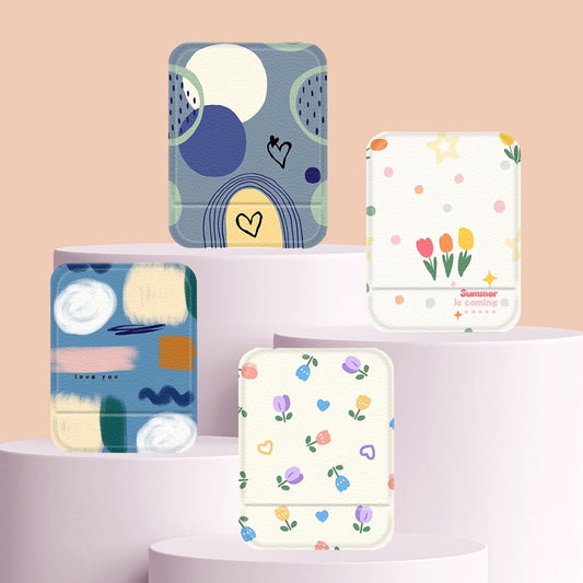 Mirroray - Printed Double-Sided Print Folding Makeup Mirror