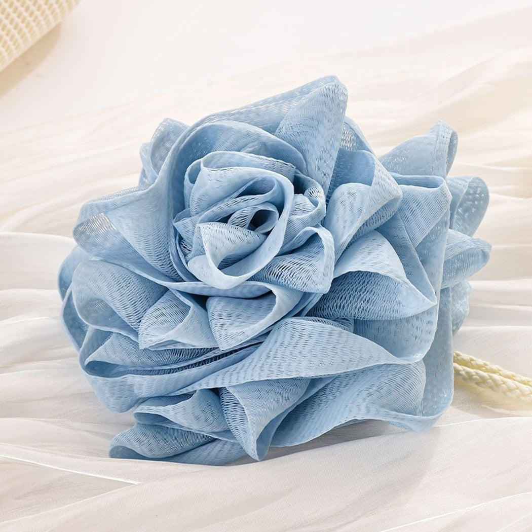 Papo - Rose Form PE Mesh Bath Pouf