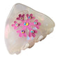 Beau - Modern Simple Flower Accent Claw Clip