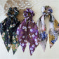 Gifty - Elegant Ink Hair Scrunchie