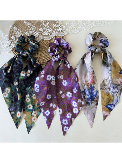 Gifty - Elegant Ink Hair Scrunchie