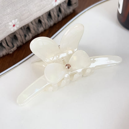 Beau - Acetate Board Bow Detail Decorative Claw Clip