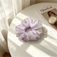 Gifty - Embroidered Floral Mesh Ruffle Edge Scrunchie