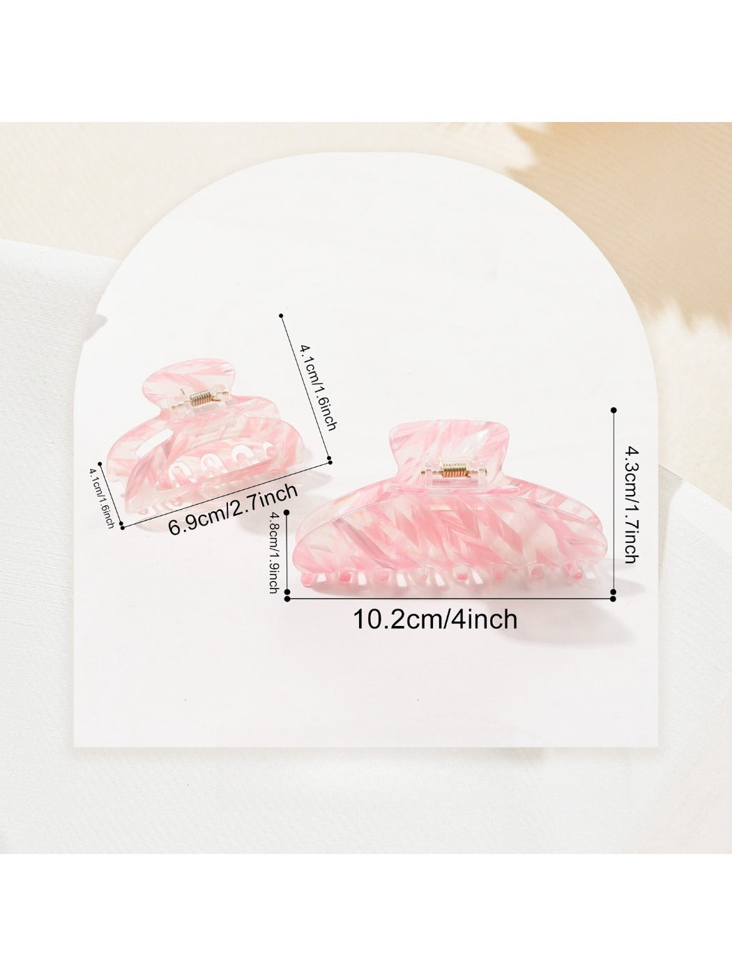 Beau - Dainty Half Moon Hair Claw Clip
