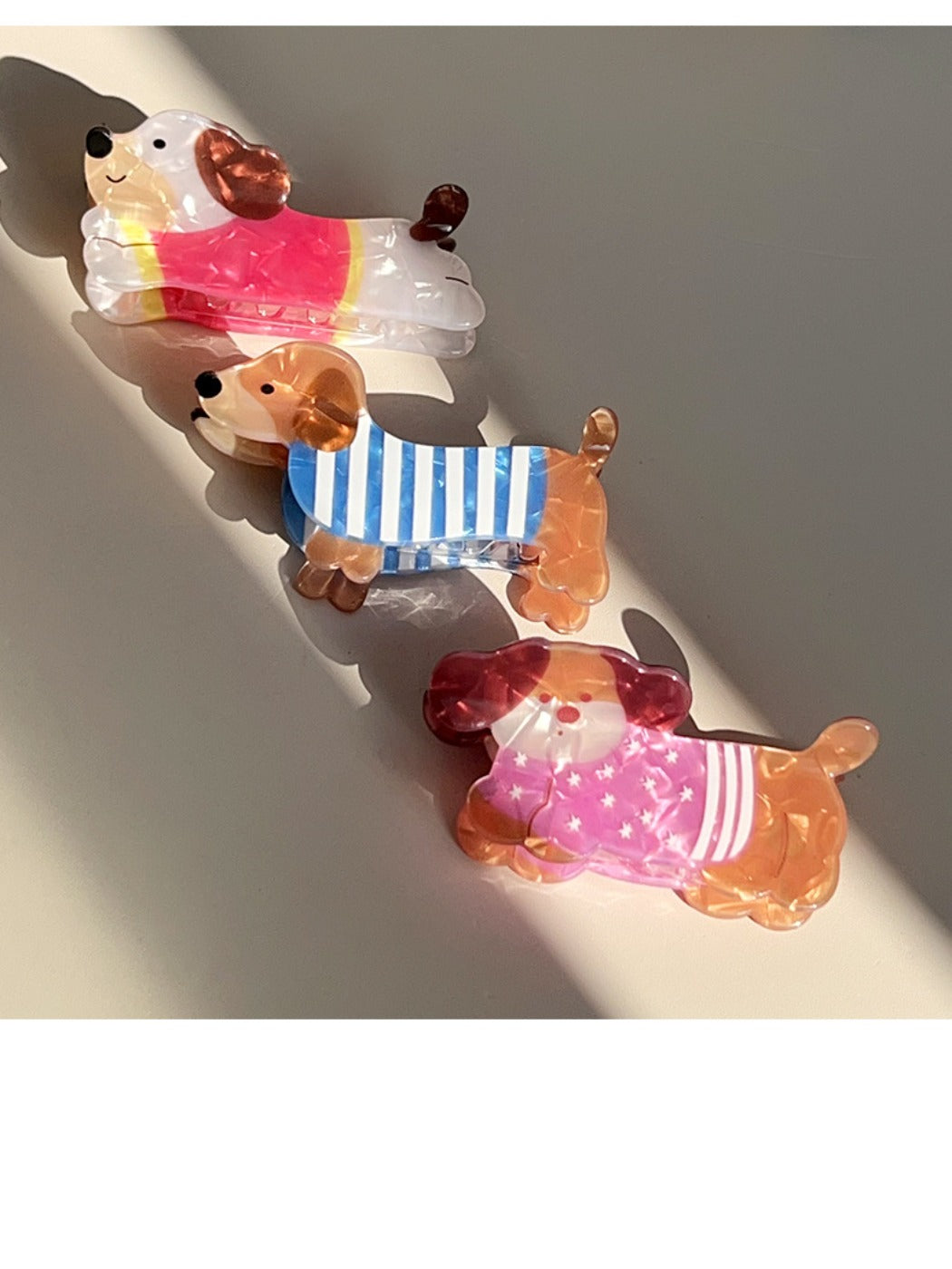 Beau - Adorable Cartoon Dog Hair Clips