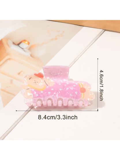 Beau - Cartoon Animal Glitter Finish Claw Clip