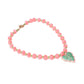 Nozari - Botanical Beaded Chain Leaf Pendant Necklace