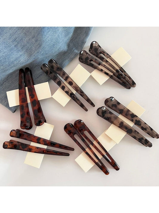 Beau - Leopard Print Duckbill Hair Clip