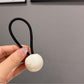 Gifty - Glossy Ball Decoration High Elastic Hair Tie