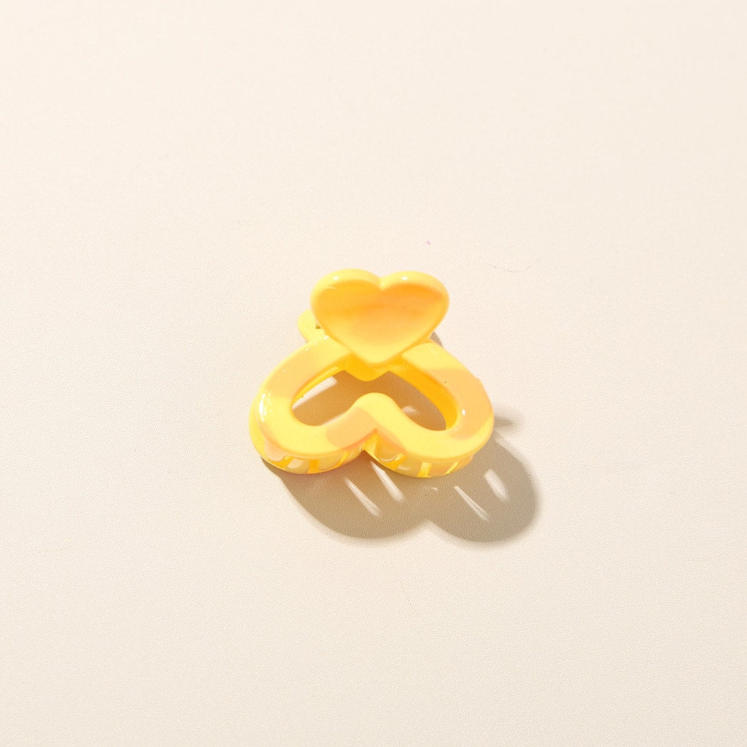 Beau - PS Alloy Glossy Heart Shape Hair Claw Clip